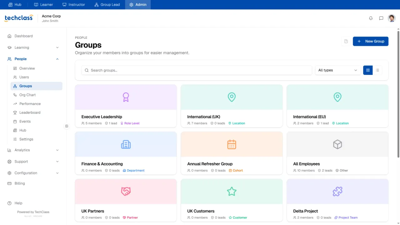 TechClass Groups
